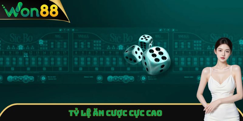 Tài Xỉu Won88 - Thử Vận May, Săn Thưởng Lớn Mỗi Ngày 3 Tỷ lệ ăn cược cực cao